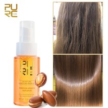 PURC Moroccan Argan Oil Smoothens Damaged Curly Hair and Treats Scalp Dandruff - £8.78 GBP