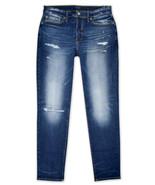 Lucky Brand Men&#39;s Destroy Blue Wash 411 Athletic Taper Jeans, 32W x 32L ... - £38.54 GBP