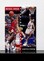 1992-93 Upper Deck - Michael Jordan &amp; Scottie Pippen Scoring Threats #62 Bulls - £5.49 GBP