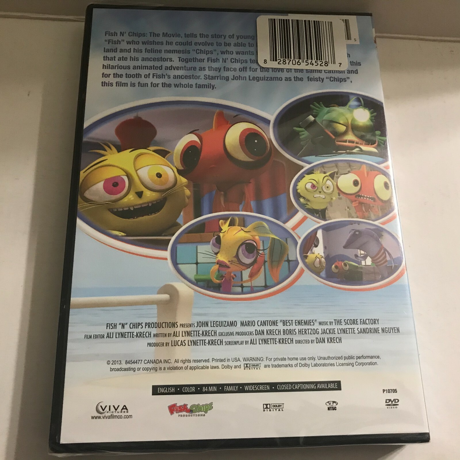 NEW Fish N Chips the Movie & Back to the Sea Two Animated Movie DVDs Sealed Item image 3