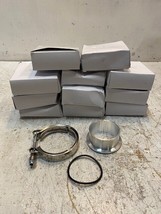 11 Qty of Cummins Turbo Compressor V-Band Flange Clamps for Holset HX35 ... - $118.74