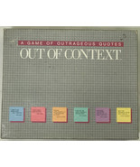 OUT OF CONTEXT A GAME OF OUTRAGEOUS QUOTES. - $26.82 CAD