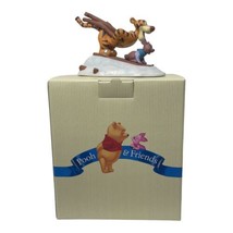 Disney Pooh &amp; Friends Look Out Snow Here We Go Tigger Roo  Winter Sledding - $53.30