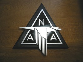 3D printed resin sign logo with basement of North American Aviation - NAA - $38.61