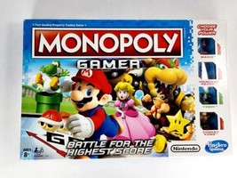 NEW Open Box! Nintendo Super Mario Monopoly Gamer Property Trading Board Game - £13.53 GBP