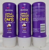 (3 Ct) Aussie 3 Minute Miracle Moist Deep Conditioning Treatment - 8 Fl Oz - £21.70 GBP