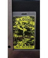 L.A. GUNS - VINTAGE ORIGINAL ALL ACCESS CONCERT TOUR LAMINATE BACKSTAGE ... - $20.00