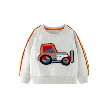 Jumping Meters Autumn Spring Kids Sweatshirts With Letters Print  Boys Girls Cot - £41.05 GBP