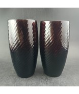 DIANE VON FURSTENBERG Home Twirl Amethyst Glass, Set Of 2, Mint Condition - $524.16 MXN