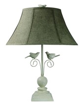 Cheerful White Table Lamp With 3D White Birds - $154.34