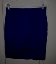 Mario Serrani Ladies Dark Blue Stretch Pencil SKIRT-M-RAYON/NYLON/SPAND.-NWOT - £11.05 GBP