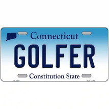 Golfer Connecticut Metal Sign - €13,17 EUR