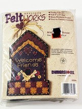 Dimensions Applique Feltworks~ Welcome Birdhouse~ Kit  #62034 (BRAND NEW... - $10.88