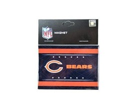 CHICAGO BEARS GEO MAGNET RETANGLE SIZE: 3.5&quot; BY 2.5&quot; NEW - £6.31 GBP