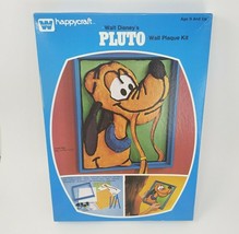Vintage 1973 Whitman Happycraft Walt Disney Pluto Wall Plaque Kit Craft Complete - £21.76 GBP