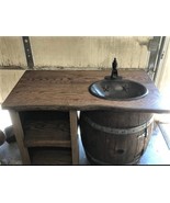 19&quot; Oval Copper Drop In Bathroom Sink with Texas Star Design with 7&quot; ORB... - $299.95
