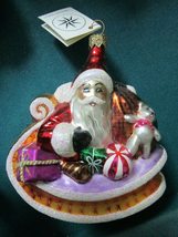 Christopher Radko Ornaments, Sleigh Full of Toys, New with Original tag, 5 1/2&quot; - £42.97 GBP