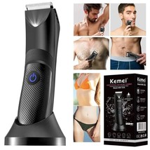 Electric Groin Trimmer for Men Women Face Beard Pubic Ball Shaver Rechar... - $35.67