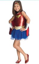 Rubie&#39;s Justice League Child&#39;s Wonder Woman Costume Tutu Dress Toddler Halloween - £14.44 GBP