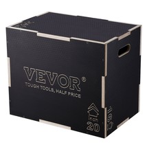 VEVOR 3 in 1 Plyometric Jump Box, 24/20/16 Inch Wooden Plyo Box, Platfor... - €104,08 EUR
