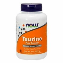 NEW NOW Foods Taurine Powder Nervous System Health 8 oz - £16.19 GBP