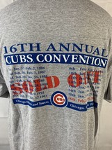 Vintage Chicago Cubs T Shirt Convention Promo Tee MLB Baseball Logo Team... - £15.72 GBP