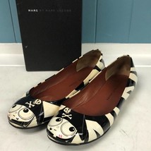 MARC by MARC JACOB&#39;S Miss Marc Pirate patent Flats Size 8 605131 - £70.55 GBP