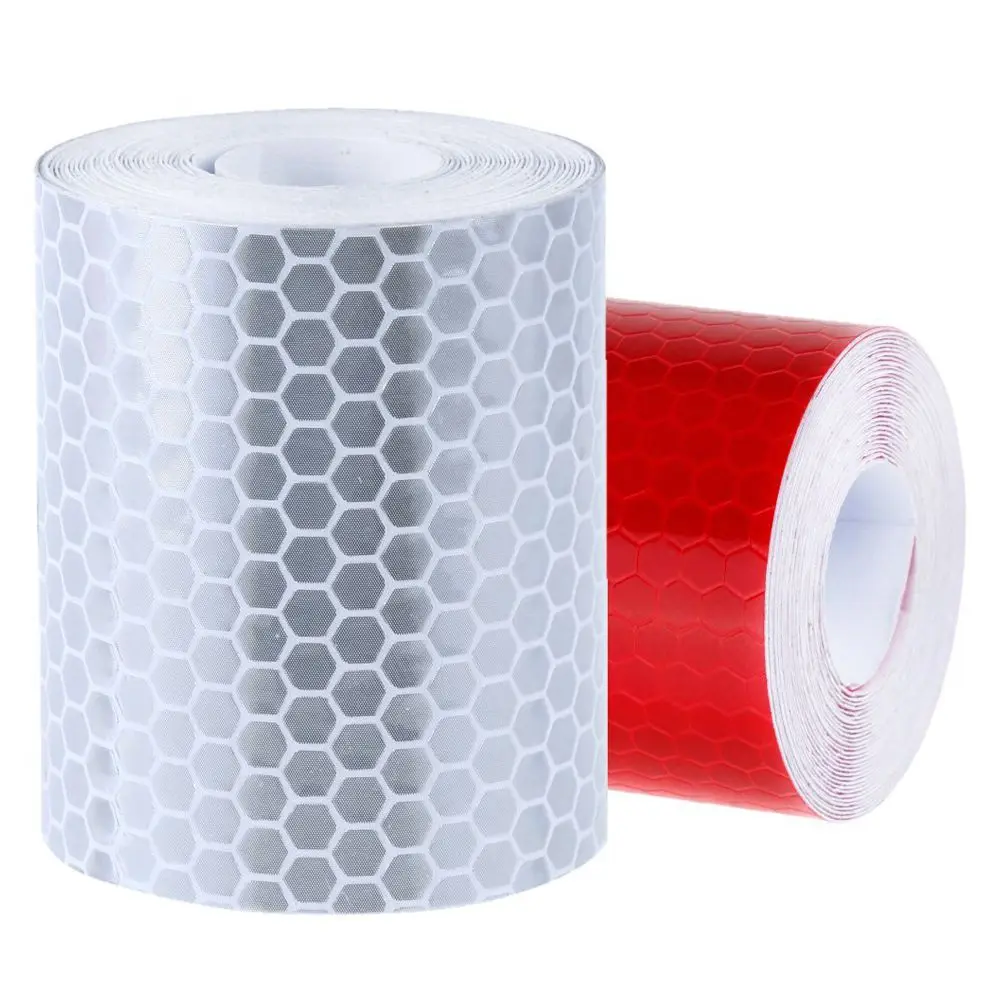  50mm 3 meter adhesive tape warning tape reflector tape security marking tape white and thumb200