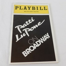 Patti LuPone On Broadway Playbill Nov 1995 Walter Kerr Theatre Byron Motley - £7.64 GBP