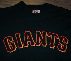 San Francisco Giants Mlb Baseball T-Shirt Black Youth Large New - £12.92 GBP