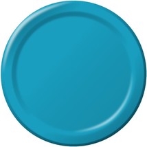 Creative Converting Touch of Color 24 Count Paper Banquet Plates, Turquoise - £25.16 GBP