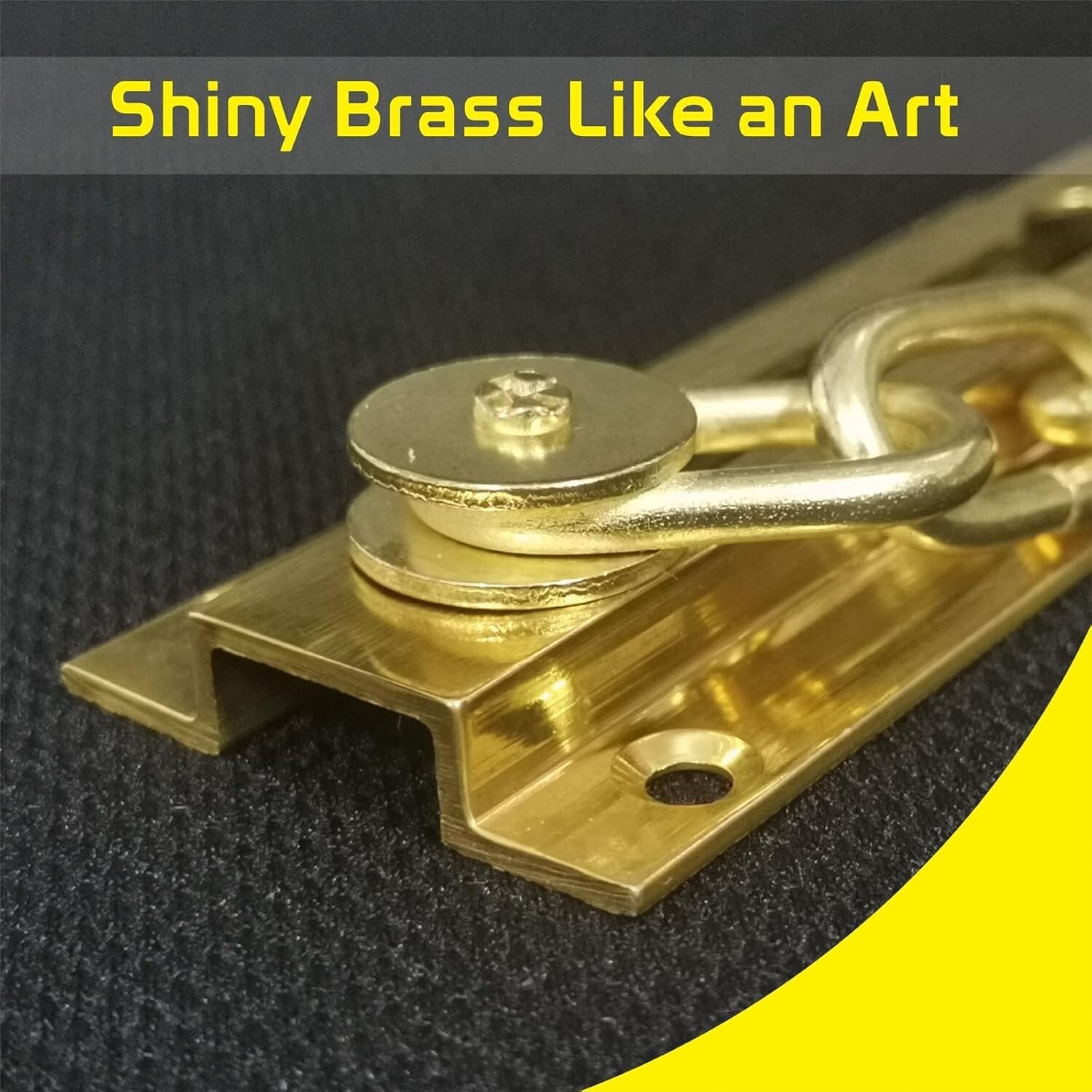 Door Chain Guard, Heavy-Duty Home Security, Sturdy and Rust-Resistant Door Brass Item image 8
