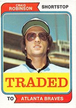 1974 Topps #23T Craig Robinson Atlanta Braves ⚾ - £0.69 GBP