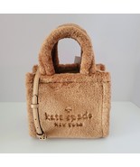 Kate Spade KI861 Ellie Faux Fur Small Tote Handbag Crossbody Light Fawn Bag - €87,09 EUR