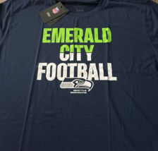 NWT New Seattle Seahawks Nike Dri-Fit Emerald City Local Phrase 3XL T-Shirt - £22.11 GBP