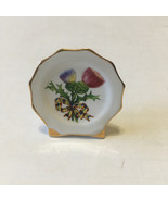 Vintage Liverpool RD pottery England toothpick holder with floral pattern  - $27.16 CAD