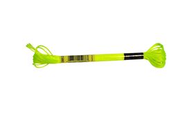 DMC Embroidery Floss Fluorescent Neon Yellow E980 - $5.95