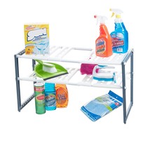Stalwart Adjustable Under Sink 2 tier Shelf Organizer Unit, 11.325&quot;x17.7... - $21.84