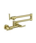 Hot &amp; Cold Pot Filler Faucet: Brass Kitchen Faucet - $3,181.79 MXN