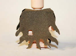 Minifigure Dark Tan Torn Cloak H Custome - $4.16