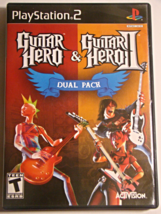 Playstation 2 - Guitar Hero &amp; Guitar Hero Ii - Dual Pack (Complete With Manual) - £15.73 GBP