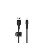 Belkin CAA010BT1MBK USB-A TO LTG BRAID SIL 1M BLK 03-RETAIL BOX - 583722 - $85.38 CAD