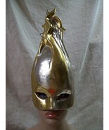 Gold Silver Burning Passion Mask Flame Fire God Hephaestus Goddess Hesti... - €16,80 EUR
