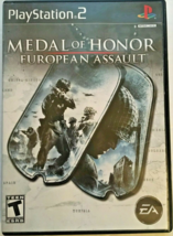Medal of Honor 2 Game PS2 Lot: Rising Sun and European Assault: COMPLETE... - $8.90