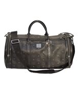 MCM Visetos Weekender Travel Bag Black Monogram Leather 50cm Large Size ... - $1,799.10 CAD