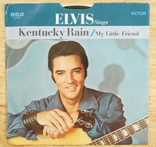 Elvis Presley RCA Victor 45 LP Record 47-9791 Kentucky Rain My Little Friend - £27.62 GBP