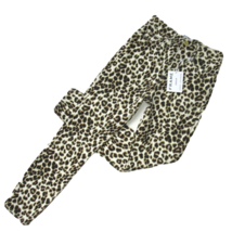 NWT FRAME Ali in Beige Leopard High Rise Cigarette Stretch Crop Jeans 25 - £32.50 GBP