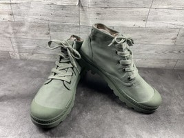 Billabong Combat Boots Women 7.5 M Wander Out  Military Shoes Green Canv... - $509.16 MXN