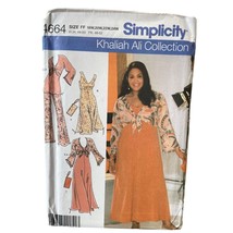 Simplicity Sew Pattern 4664 KHALIAH ALI Pants Dress Tunic Shrug Misses 18W-24W - £7.08 GBP
