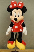 Vintage Walt Disney World Minnie Mouse Character Soft Plush Doll Toy 18&quot; - £16.40 GBP